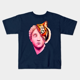 Aesthetic Tiger Kids T-Shirt